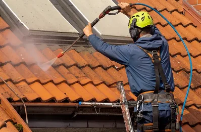 Démoussage et hydrofuge de toiture à Pisy